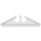 Ekena Millwork Acorn Architectural Grade PVC Combination Pediment, 68"W x 23-7/8"H x 2-3/4"P (Pitch 6/12) PEDPC068X240ACR00 - alternate 4